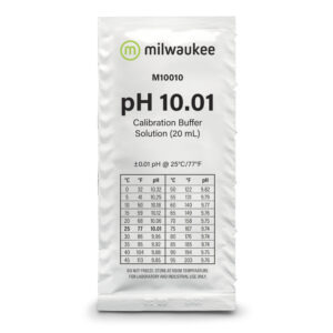 Milwaukee M10010B pH 10.01 Calibration Solution Sachets (25)