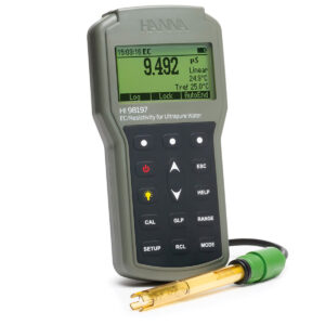Hanna HI98197 Ultra Pure Water EC/Resistivity Waterproof Portable Meter